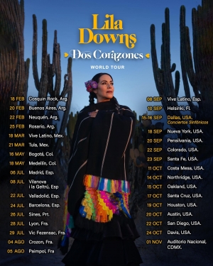 Lila Downs comienza en Madrid la gira &lsquo;Dos Corazones&rsquo;, como antesala a  su nuevo disco &lsquo;La S&aacute;nchez&rsquo;